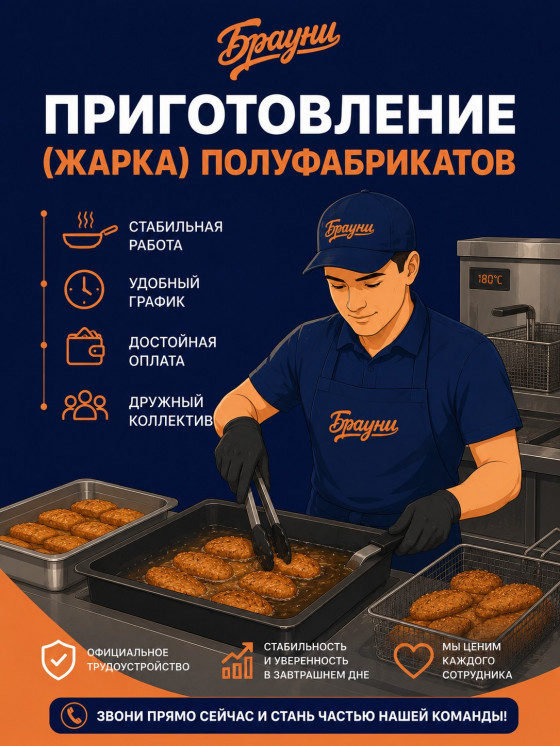 Приготовление (жарка) полуфабрикатов.